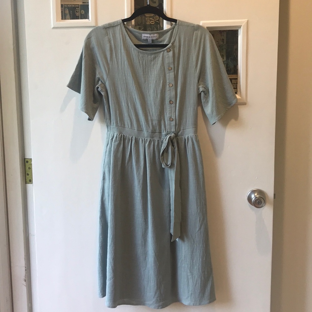Blue Midi Dress
